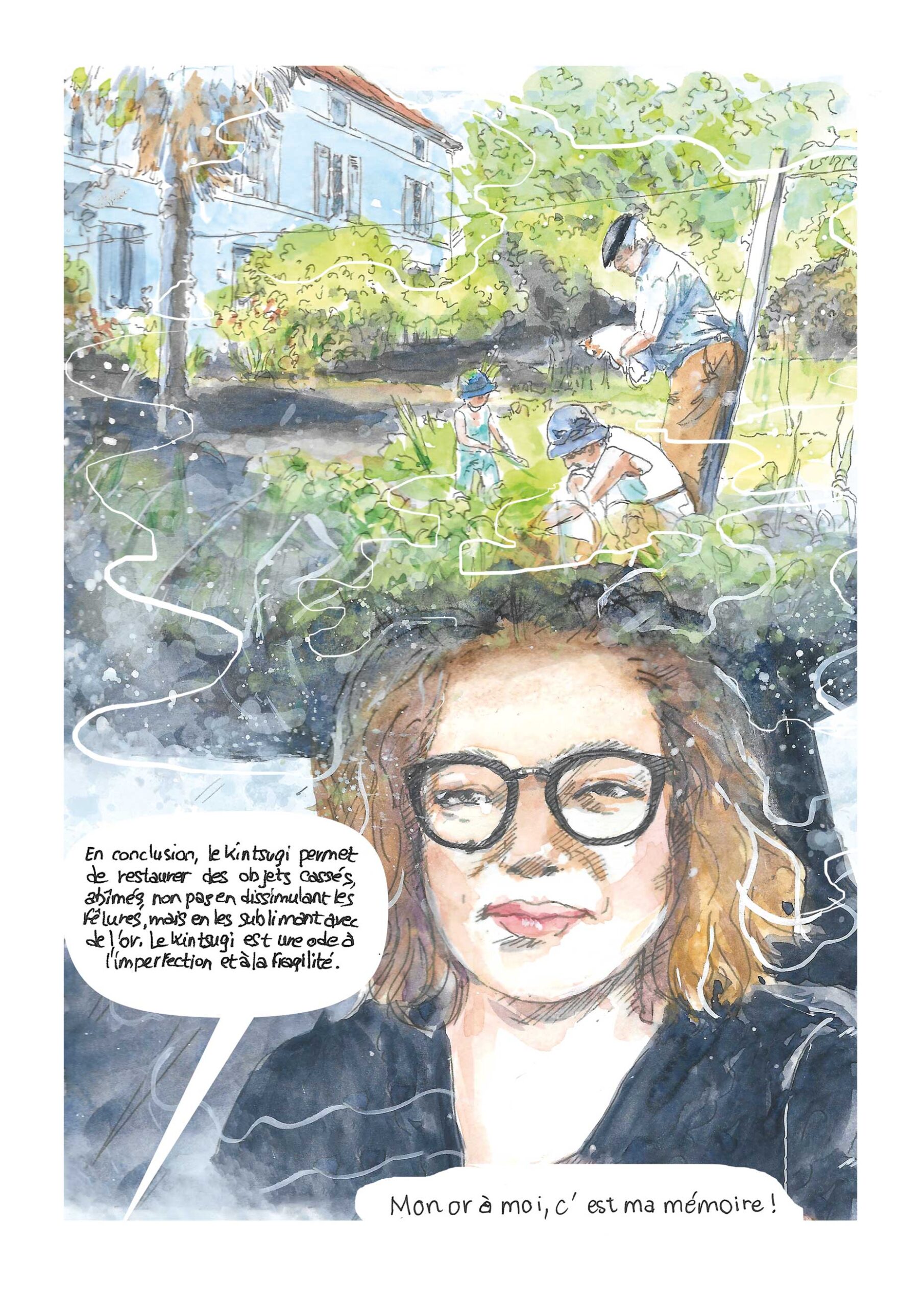 page 10 de la BD KINTSUGI