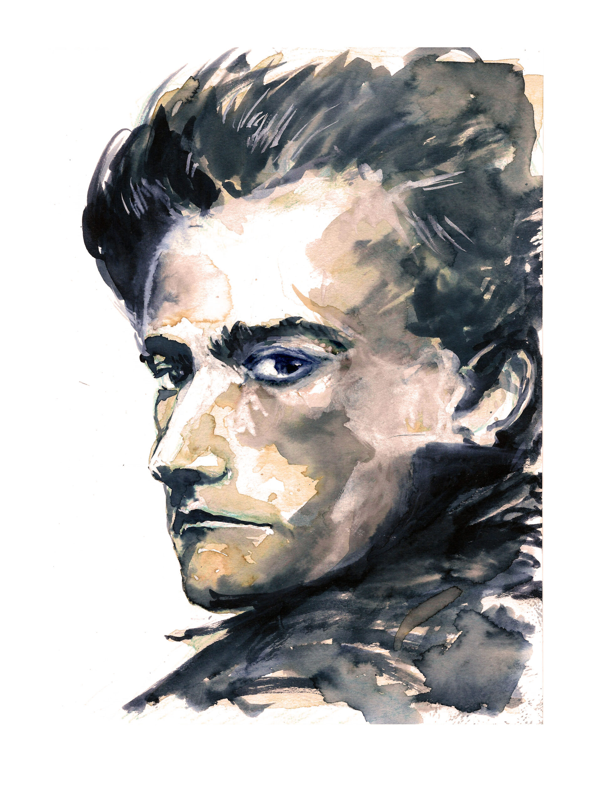 Portrait du poète Antonin Artaud.