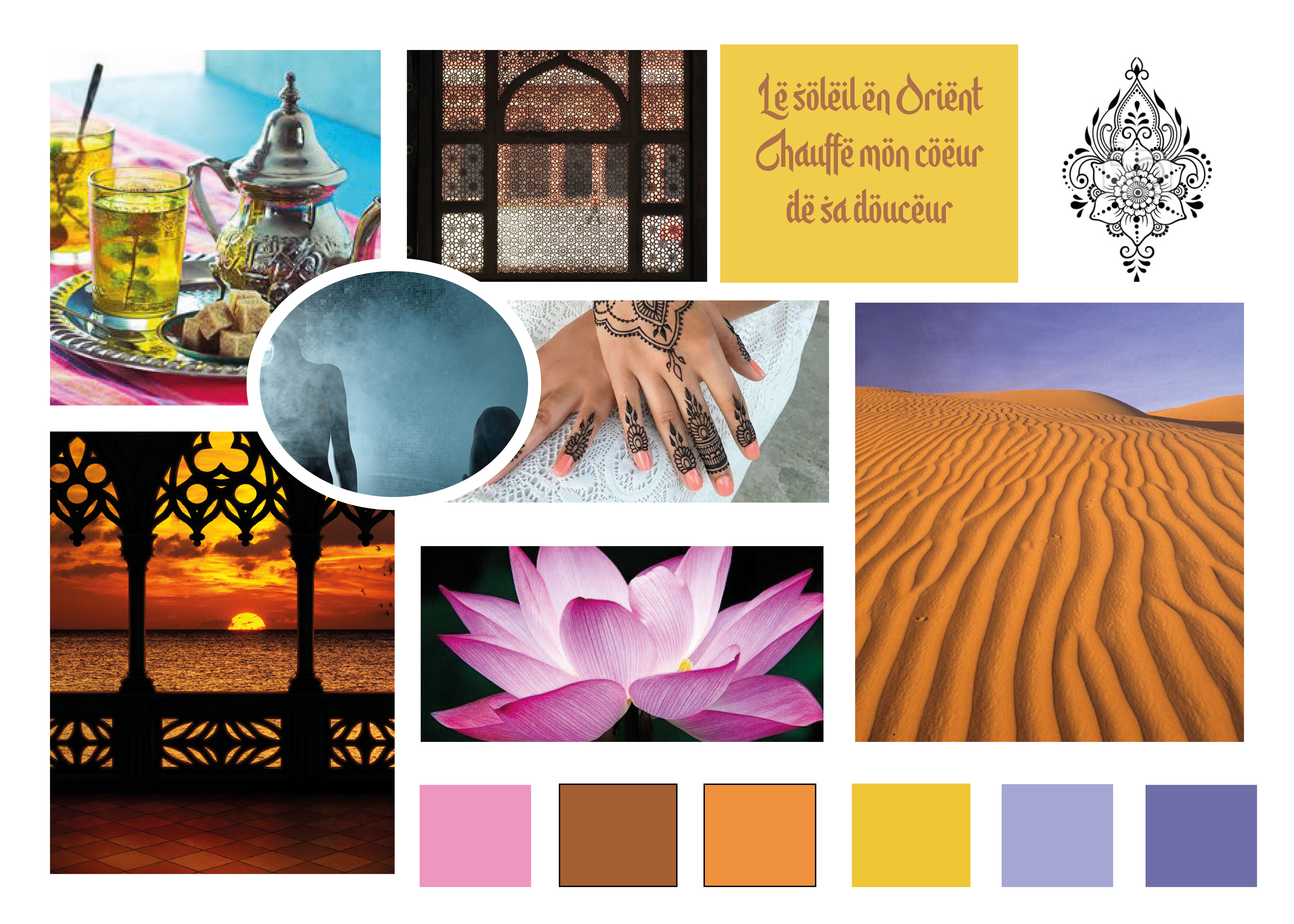 Planche de tendances pour un logo